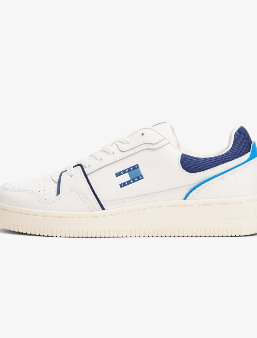 Tommy Jeans Retro Basket Erkek Mavi Sneaker Tommy Jeans Retro Basket Erkek Mavi Sneaker