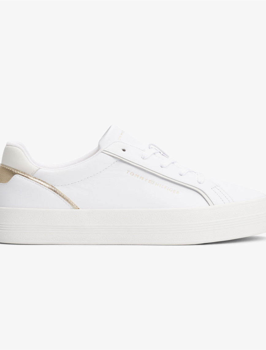 Tommy Hilfiger Essential Kadın Beyaz Sneaker Tommy Hilfiger Essential Kadın Beyaz Sneaker