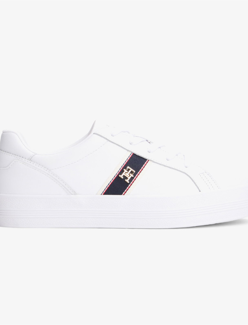 Tommy Hilfiger Webbing Kadın Beyaz Sneaker Tommy Hilfiger Webbing Kadın Beyaz Sneaker