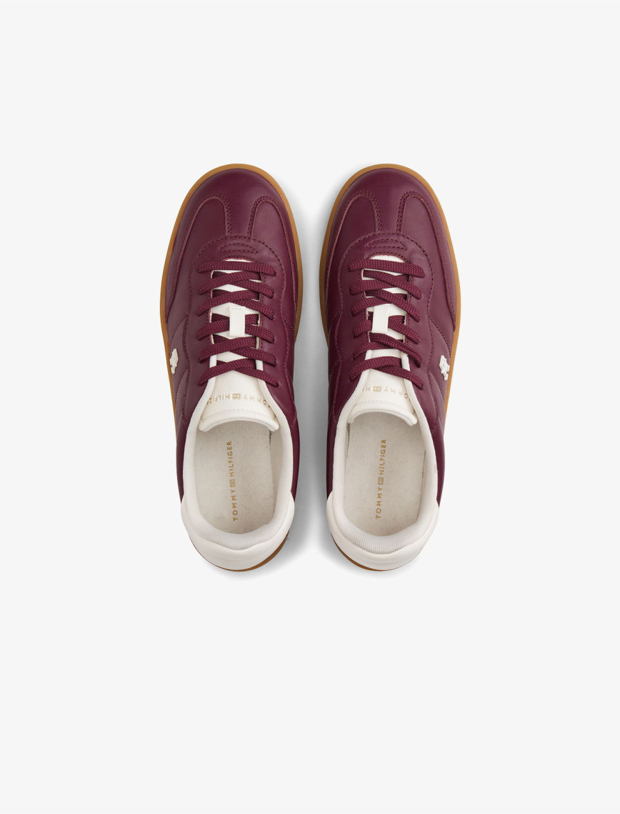 Tommy Hilfiger Heritage Shiny Kadın Kahverengi Sneaker Tommy Hilfiger Heritage Shiny Kadın Kahverengi Sneaker