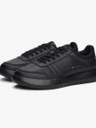 Tommy Hilfiger Modern Lightcup Leather Erkek Siyah Sneaker