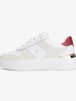 Tommy Hilfiger Fashion Court Mix Kadın Beyaz Sneaker Tommy Hilfiger Fashion Court Mix Kadın Beyaz Sneaker