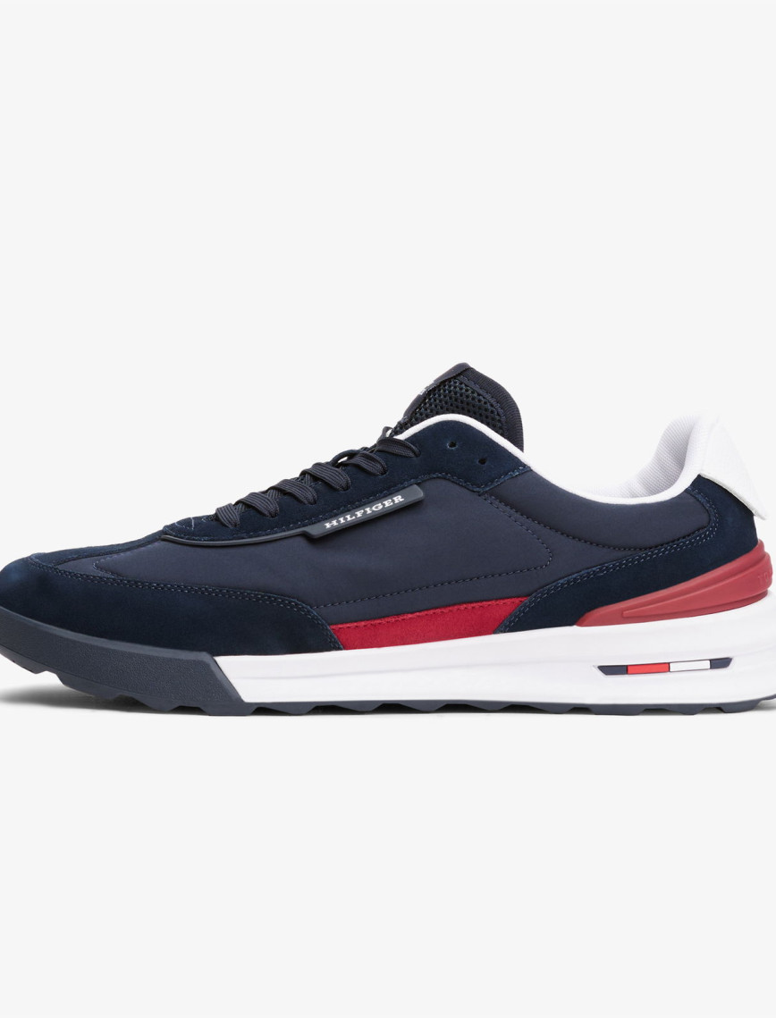 Tommy Hilfiger Retro Runner Nylon Mix Erkek Lacivert Sneaker Tommy Hilfiger Retro Runner Nylon Mix Erkek Lacivert Sneaker