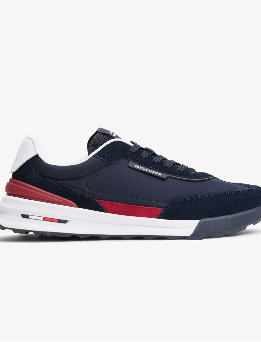 Tommy Hilfiger Retro Runner Nylon Mix Erkek Lacivert Sneaker Tommy Hilfiger Retro Runner Nylon Mix Erkek Lacivert Sneaker