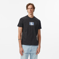 Calvin Klein Box Tape Graphic Erkek Siyah T-Shirt Calvin Klein Box Tape Graphic Erkek Siyah T-Shirt