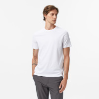 Calvin Klein Smooth Cotton Solid Erkek Beyaz T-Shirt Calvin Klein Smooth Cotton Solid Erkek Beyaz T-Shirt