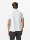 Calvin Klein Refined Pique Tipped Classic Erkek Beyaz Polo