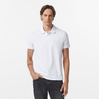 Calvin Klein Refined Pique Tipped Classic Erkek Beyaz Polo