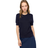 Lacivert Viskoz Karışımlı Triko Kazak Lacivert Viskoz Karışımlı Triko Kazak