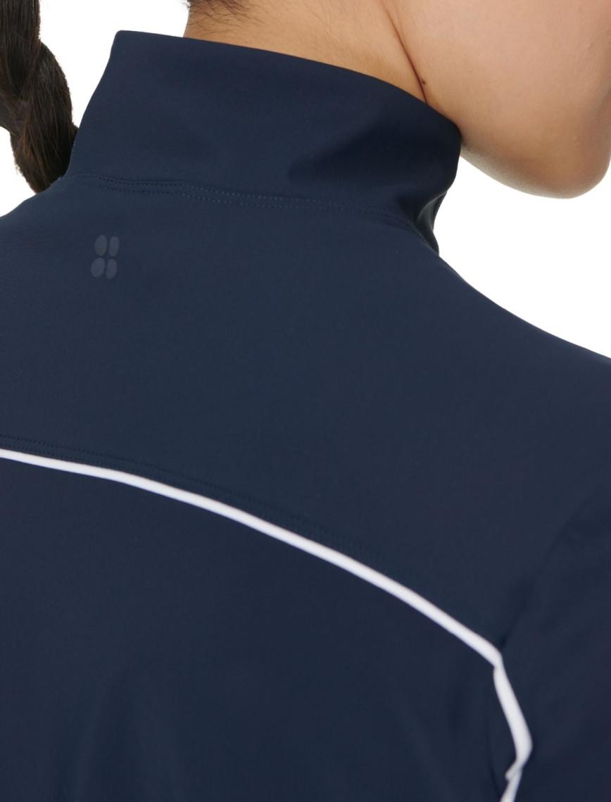 Sweaty Betty Anytime Explorer Zip Up Kadın Mavi Tank Top Sweaty Betty Anytime Explorer Zip Up Kadın Mavi Tank Top