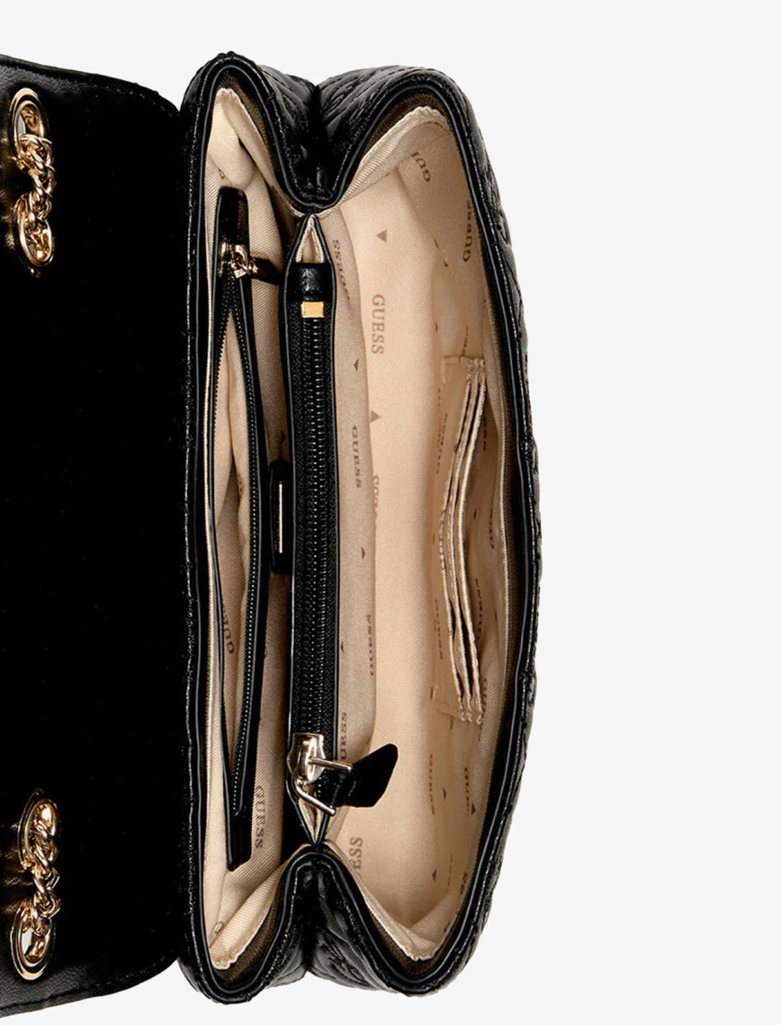 Guess Adelasia Kadın Siyah Omuz Çantası Guess Adelasia Kadın Siyah Omuz Çantası