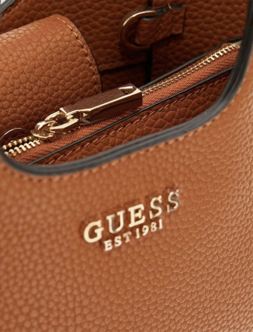 Guess Calista Kadın Kahverengi El Çantası Guess Calista Kadın Kahverengi El Çantası