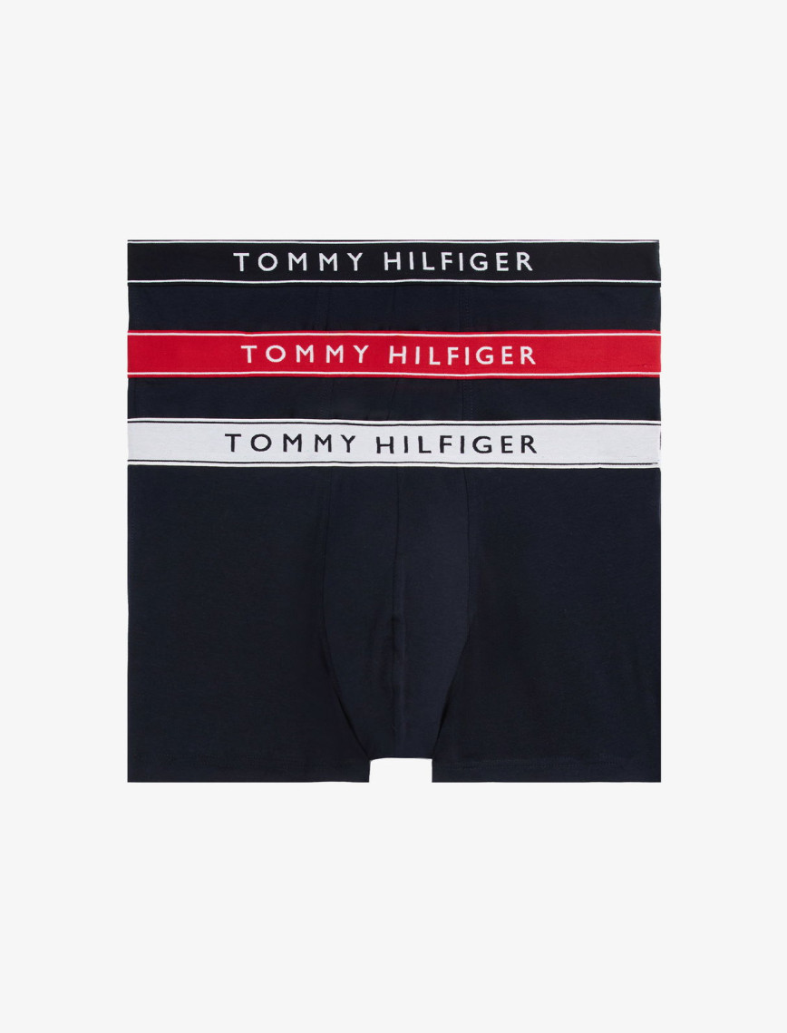 Tommy Hilfiger Trunk Erkek Kırmızı 3'lü Boxer Tommy Hilfiger Trunk Erkek Kırmızı 3'lü Boxer