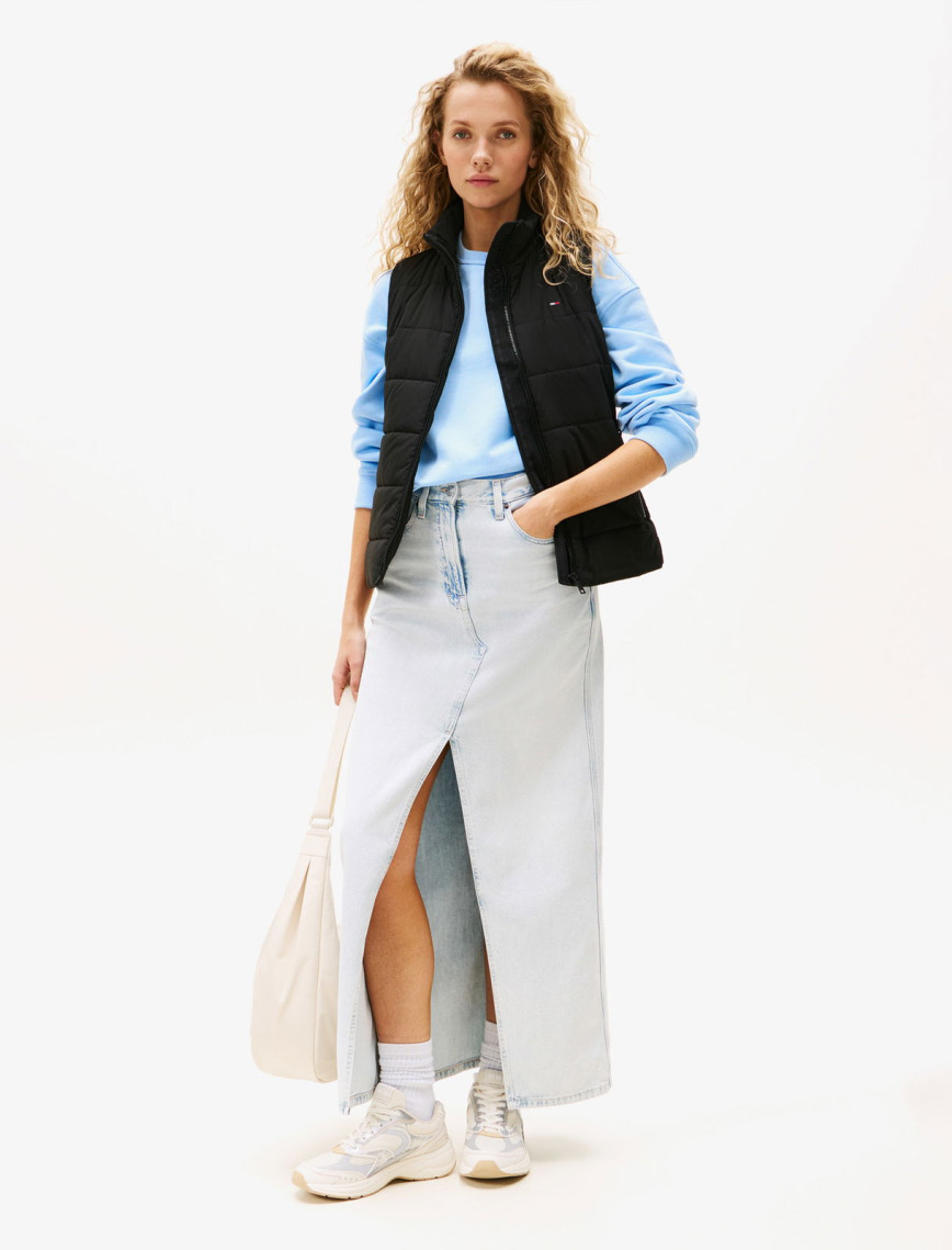 Tommy Jeans Padded Kadın Siyah Yelek Tommy Jeans Padded Kadın Siyah Yelek