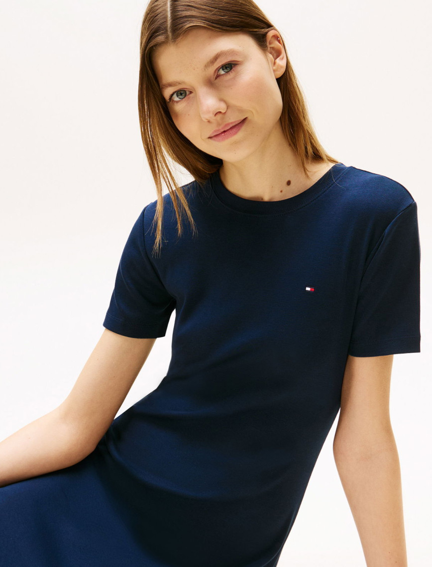 Tommy Hilfiger New Cody Slim Kadın Mavi Elbise Tommy Hilfiger New Cody Slim Kadın Mavi Elbise