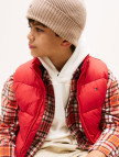 Tommy Hilfiger Essential Padded Çocuk Kırmızı Yelek Tommy Hilfiger Essential Padded Çocuk Kırmızı Yelek
