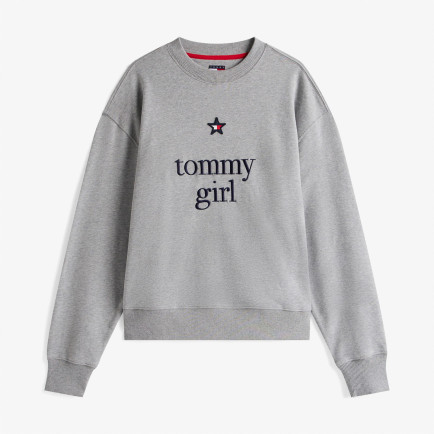 Tommy Hilfiger Graphic Yuvarlak Yaka Çocuk Gri Sweatshirt Tommy Hilfiger Graphic Yuvarlak Yaka Çocuk Gri Sweatshirt