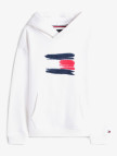Tommy Hilfiger Flag Çocuk Beyaz Hoodie Tommy Hilfiger Flag Çocuk Beyaz Hoodie