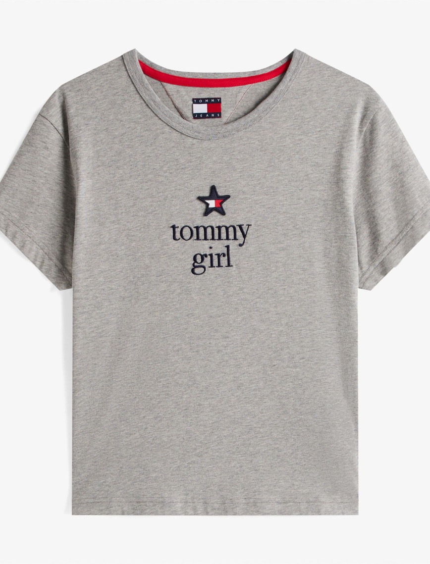 Tommy Hilfiger Graphic Çocuk Gri T-Shirt Tommy Hilfiger Graphic Çocuk Gri T-Shirt