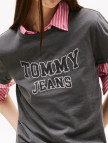 Tommy Jeans Regular Varsity Kadın Siyah T-Shirt Tommy Jeans Regular Varsity Kadın Siyah T-Shirt