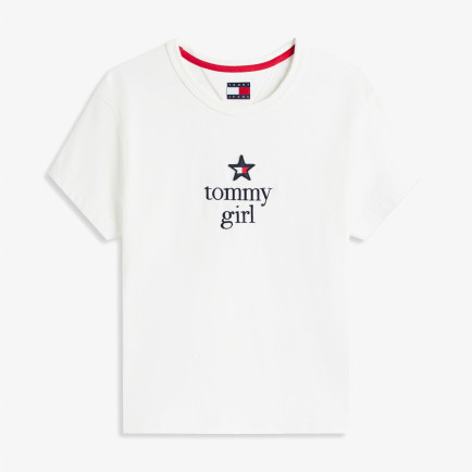 Tommy Hilfiger Graphic Çocuk Beyaz T-Shirt Tommy Hilfiger Graphic Çocuk Beyaz T-Shirt