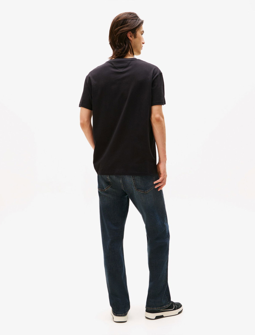 Tommy Jeans Regular Erkek Siyah T-Shirt Tommy Jeans Regular Erkek Siyah T-Shirt