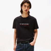 Tommy Jeans Regular Erkek Siyah T-Shirt Tommy Jeans Regular Erkek Siyah T-Shirt