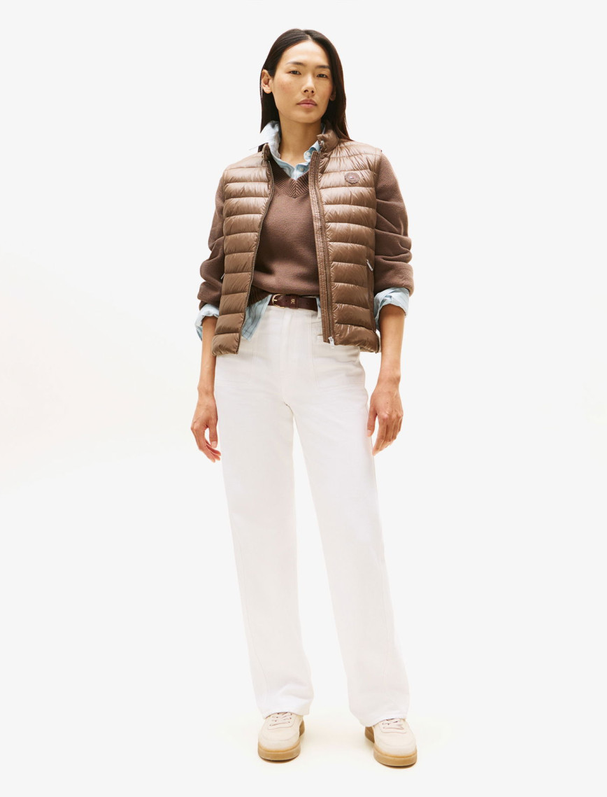 Tommy Hilfiger Down Mock Kadın Kahverengi Yelek Tommy Hilfiger Down Mock Kadın Kahverengi Yelek