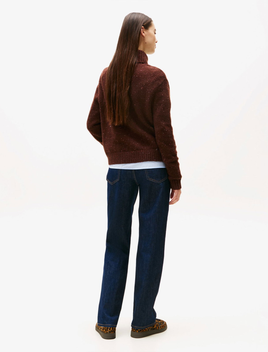 Tommy Jeans Kadın Kahverengi Kazak Tommy Jeans Kadın Kahverengi Kazak