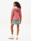 Tommy Jeans Slim Padded Kadın Pembe Puffer Mont Tommy Jeans Slim Padded Kadın Pembe Puffer Mont