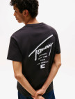 Tommy Jeans Regular Sign City Erkek Siyah T-Shirt Tommy Jeans Regular Sign City Erkek Siyah T-Shirt