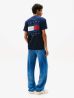 Tommy Jeans Regular Flag Erkek Mavi T-Shirt Tommy Jeans Regular Flag Erkek Mavi T-Shirt