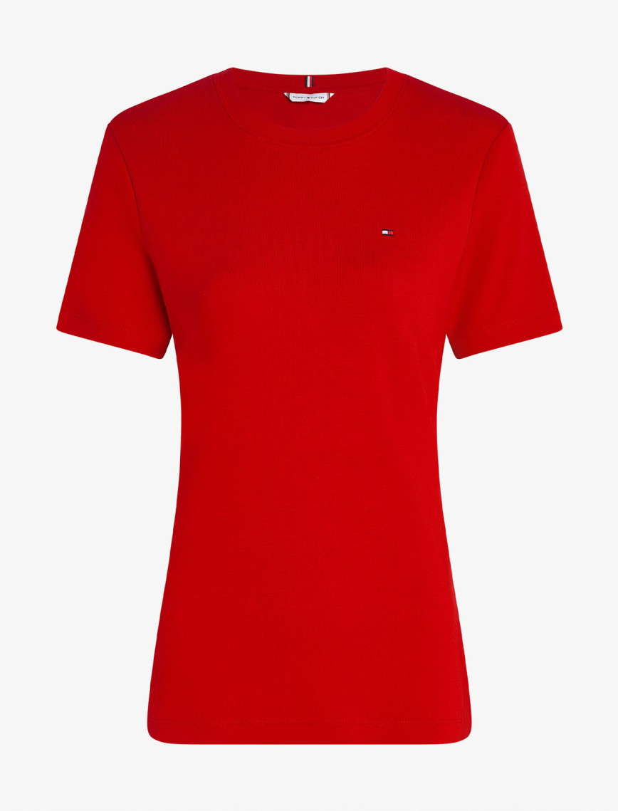 Tommy Hilfiger Slim Cody Kadın Mavi T-Shirt Tommy Hilfiger Slim Cody Kadın Mavi T-Shirt