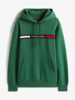 Tommy Hilfiger Chest Insert Erkek Yeşil Hoodie Tommy Hilfiger Chest Insert Erkek Yeşil Hoodie