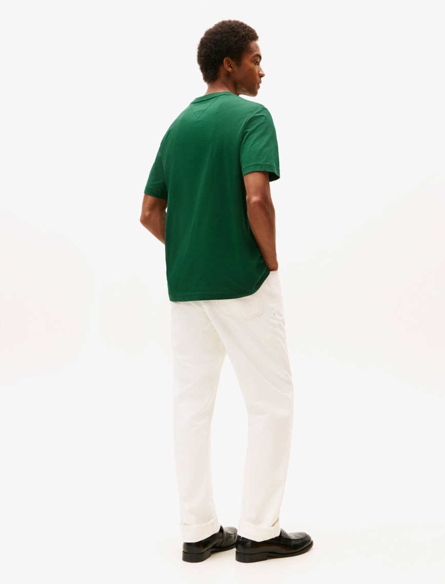 Tommy Hilfiger Chest Insert Erkek Yeşil T-Shirt Tommy Hilfiger Chest Insert Erkek Yeşil T-Shirt