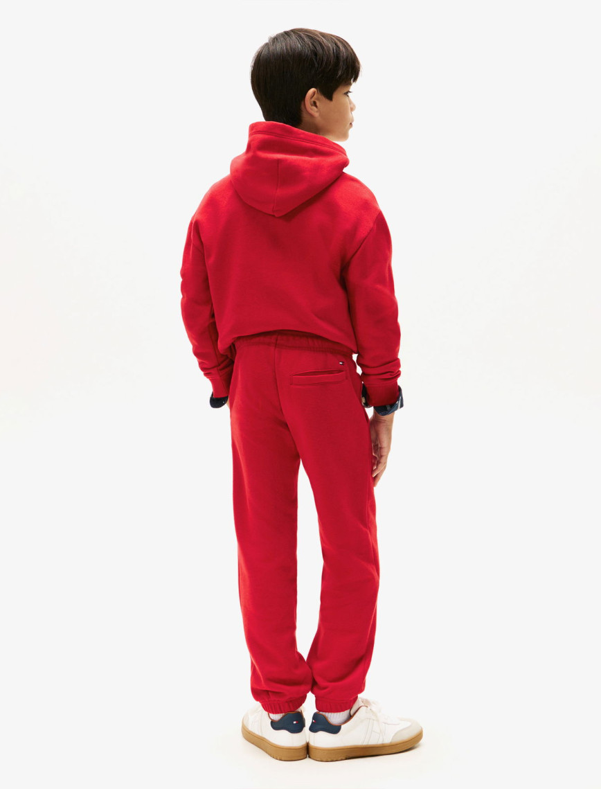 Tommy Hilfiger Flag Çocuk Kırmızı Eşofman Altı Tommy Hilfiger Flag Çocuk Kırmızı Eşofman Altı