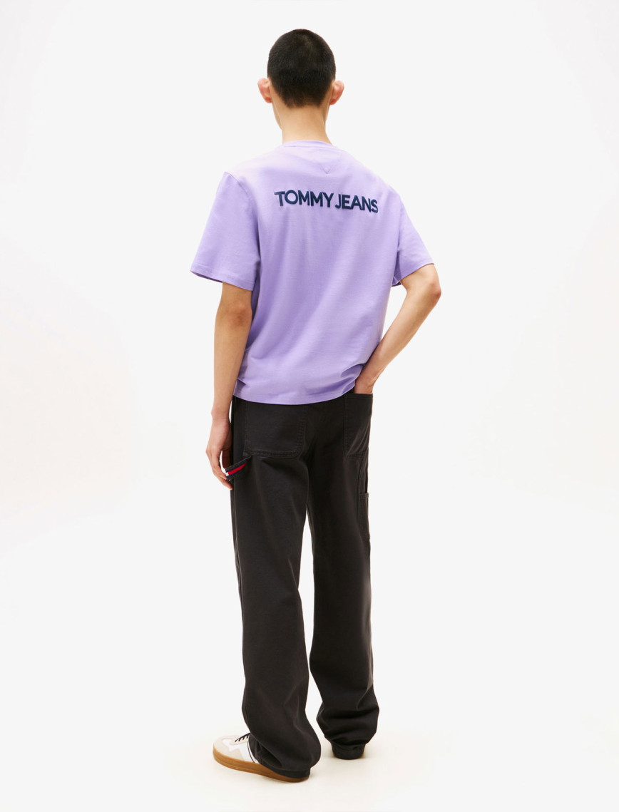 Tommy Jeans 90S Classic Erkek Mor T-Shirt Tommy Jeans 90S Classic Erkek Mor T-Shirt