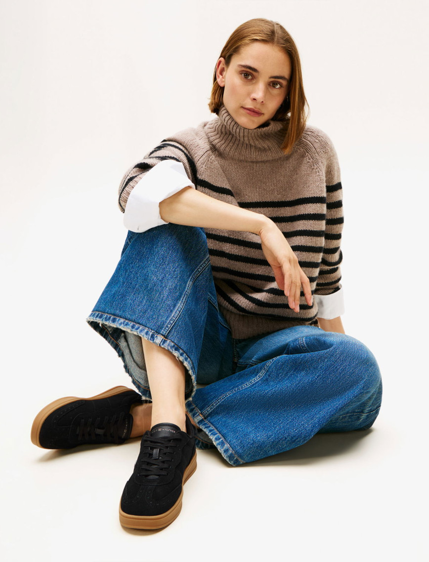 Tommy Hilfiger Heritage Kadın Siyah Sneaker Tommy Hilfiger Heritage Kadın Siyah Sneaker