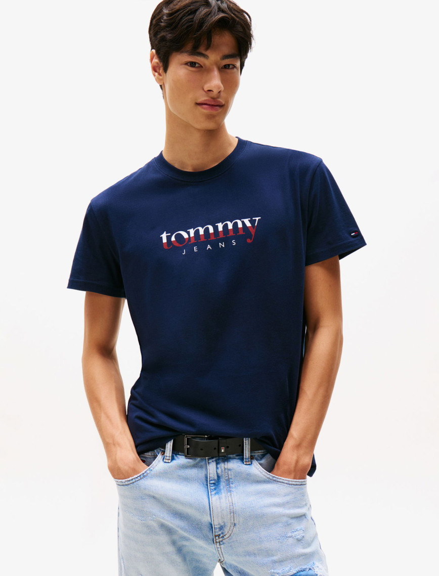 Tommy Jeans Regular Erkek Siyah T-Shirt Tommy Jeans Regular Erkek Siyah T-Shirt
