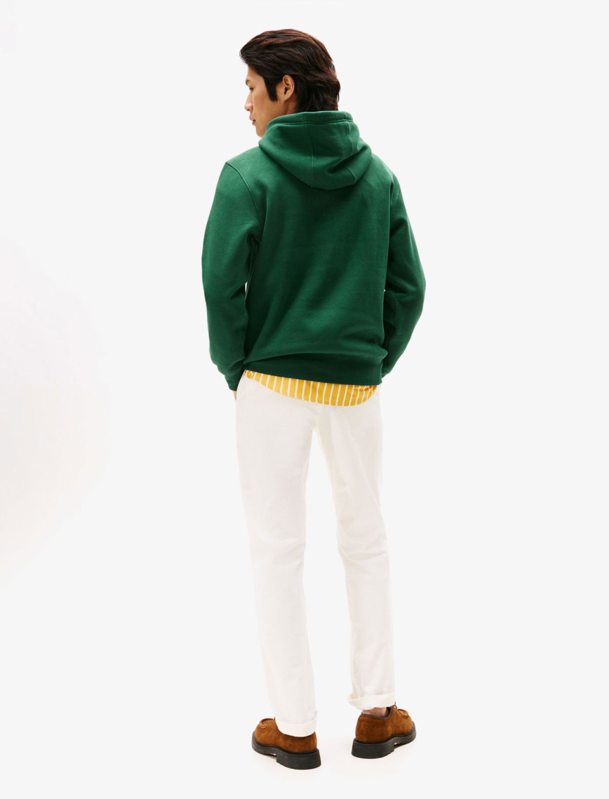 Tommy Hilfiger Chest Insert Erkek Yeşil Hoodie Tommy Hilfiger Chest Insert Erkek Yeşil Hoodie