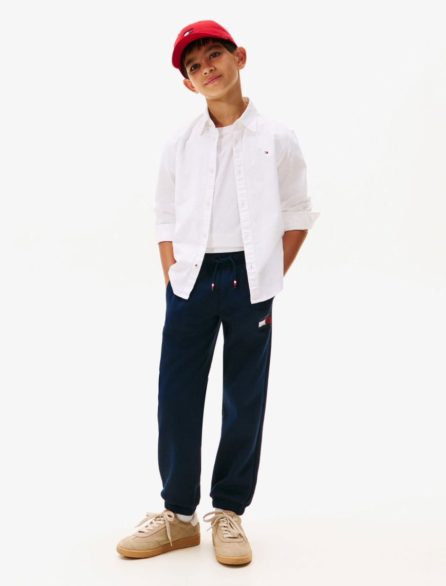 Tommy Hilfiger Flag Çocuk Mavi Eşofman Altı Tommy Hilfiger Flag Çocuk Mavi Eşofman Altı