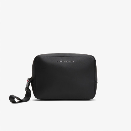 Tommy Hilfiger Foundation Erkek Siyah Tıraş Çantası Tommy Hilfiger Foundation Erkek Siyah Tıraş Çantası