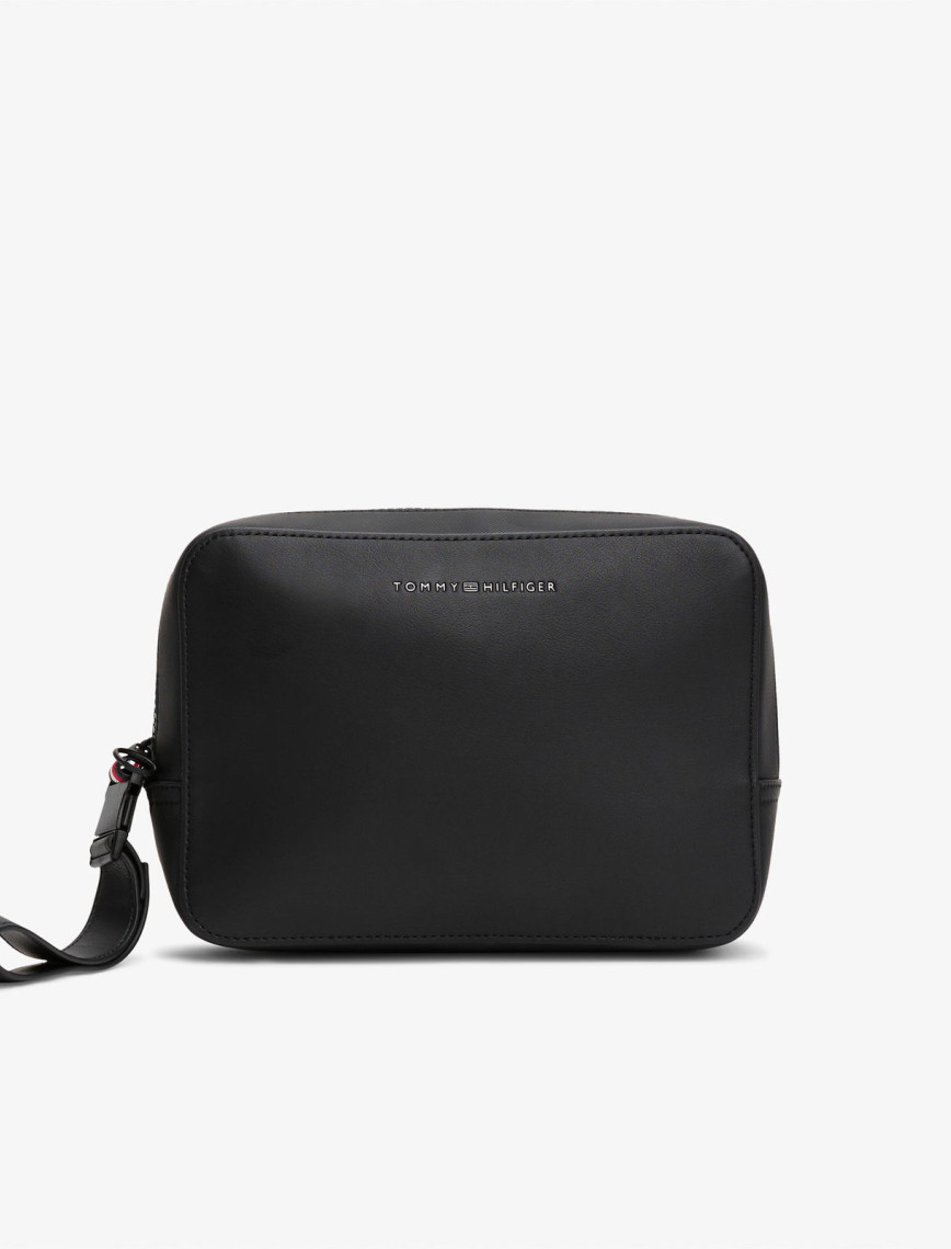 Tommy Hilfiger Foundation Erkek Siyah Tıraş Çantası Tommy Hilfiger Foundation Erkek Siyah Tıraş Çantası