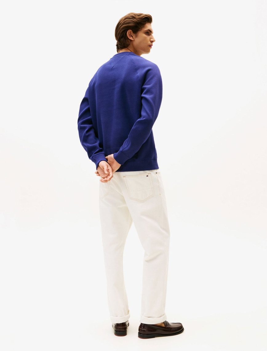 Tommy Hilfiger Monogram Imd Erkek Mavi Sweatshirt Tommy Hilfiger Monogram Imd Erkek Mavi Sweatshirt