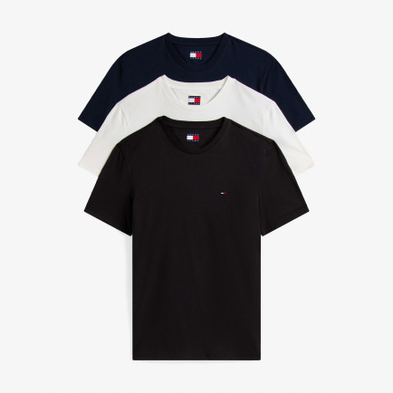 Tommy Jeans Xslim 3'lü Erkek Renkli T-Shirt Tommy Jeans Xslim 3'lü Erkek Renkli T-Shirt
