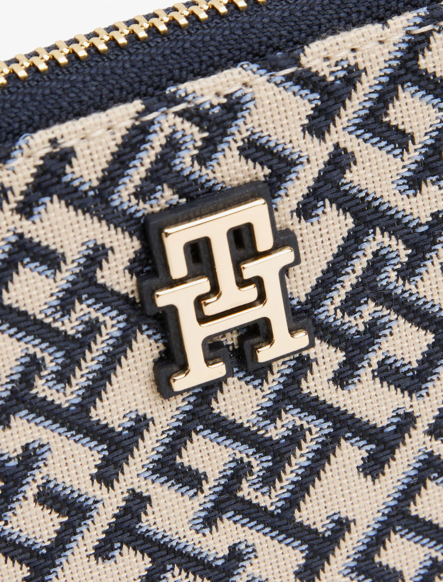 Tommy Hilfiger Jacquard Kadın Mavi Cüzdan Tommy Hilfiger Jacquard Kadın Mavi Cüzdan