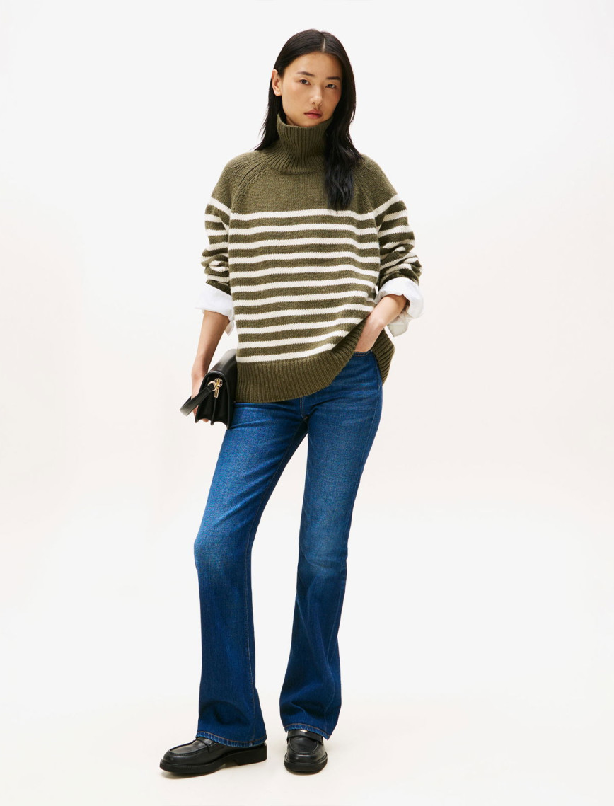 Tommy Hilfiger Denim New Doreen Kadın Mavi Bootcut Jean Tommy Hilfiger Denim New Doreen Kadın Mavi Bootcut Jean