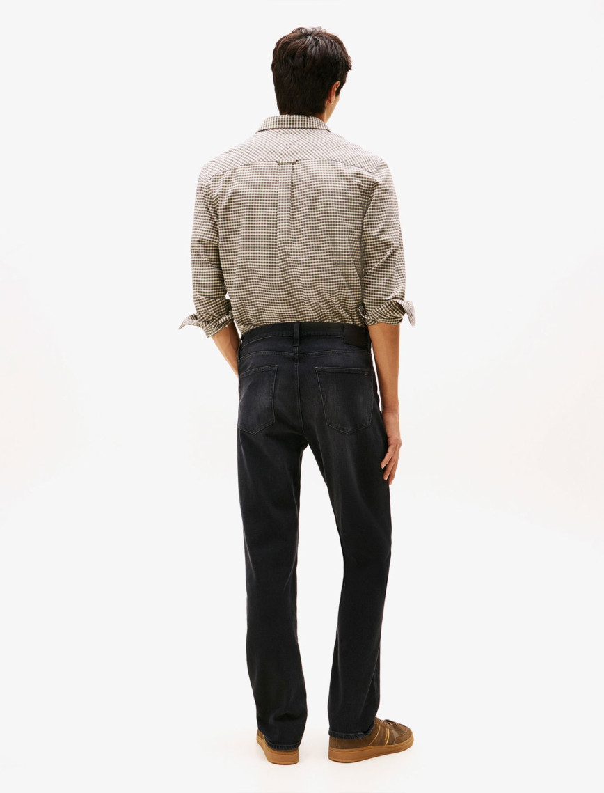 Tommy Hilfiger Ryan Slim Erkek Siyah Straight Jean