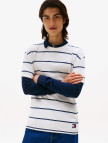 Tommy Jeans Regular Textured Stripe Erkek Beyaz T-Shirt Tommy Jeans Regular Textured Stripe Erkek Beyaz T-Shirt