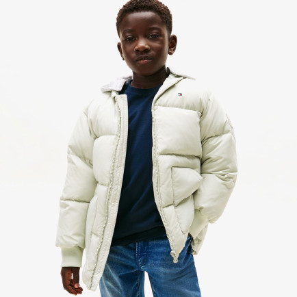 Tommy Hilfiger Flag Down Çocuk Yeşil Puffer Mont Tommy Hilfiger Flag Down Çocuk Yeşil Puffer Mont
